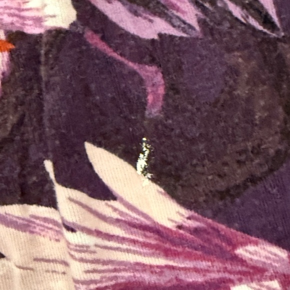 Soma Purple Flamingo Print Pajama Top - Picture 4 of 7